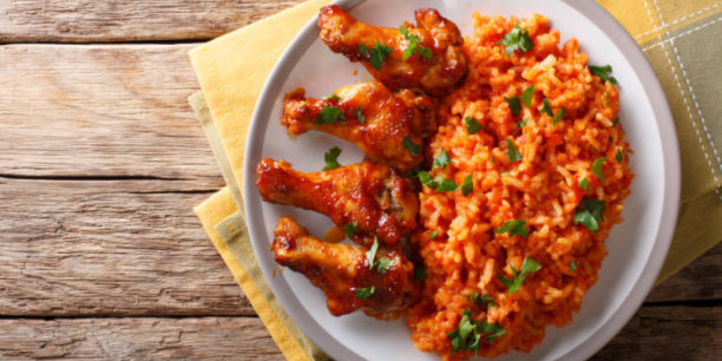 Rice World Jollof rice day
 party Jollof recipe